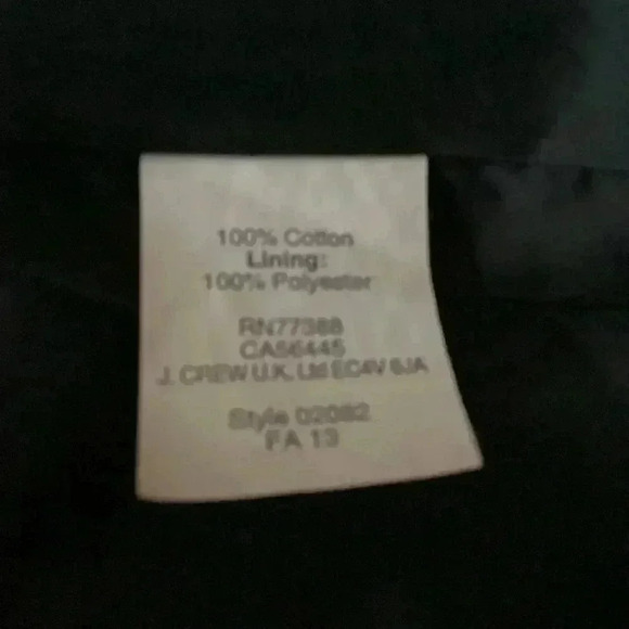 J Crew Cotton Two Tone Blazer Size Medium - Picture 6 of 6